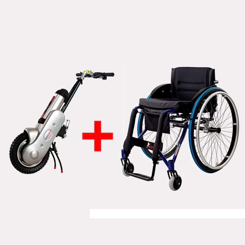 Silla de Ruedas GTM 1 + Handbike H1-12F